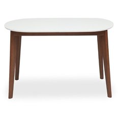 Стол кухонный TetChair Bosco, раскладной, ДхШ: 120 х 80 см, длина в разложенном виде: 150 см, белый/коричневый
