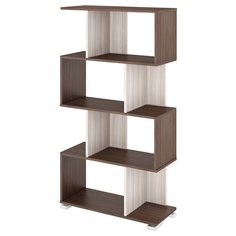 Стеллаж Мэрдэс СЛ-5-4 8 полок, материал: ЛДСП, ШxГxВ: 75х28х139.5 см, шамони/карамель Merdes