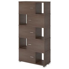 Стеллаж Мэрдэс Домино СБ-30-5 5 полок, материал: ЛДСП, ШxГxВ: 89х36х178 см, шамони Merdes