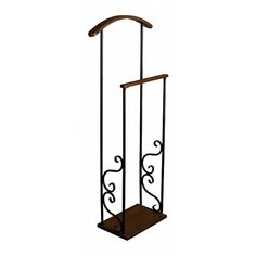 Напольная вешалка Мебелик Сартон 41 черный/средне-коричневый