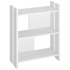 Стеллаж Мэрдэс Lite СТЛ-ОН 3 полки, материал: ЛДСП, ШxГxВ: 70х32х85 см, белый жемчуг Merdes