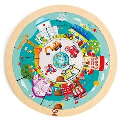 Рамка-вкладыш Hape Карусель (E1624), 19 дет.