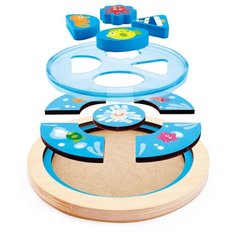 Рамка-вкладыш Hape Глубоководные существа (E1604), 10 дет.