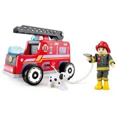 Игровой набор Hape Пожарная машина с водителем E3024