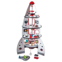 Игровой набор Hape Четырехступенчатый космический корабль E3021
