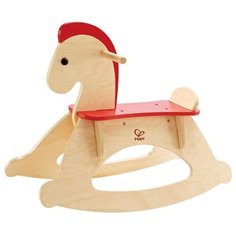 Каталка-качалка Hape Rock and Ride Horse (E0100) бежевый/красный