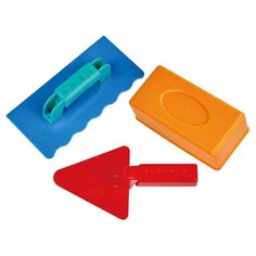 Набор Hape Набор каменщика E4064 синий/оранжевый/красный