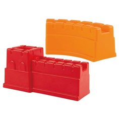 Набор Hape Великие Замки E4081 красный/оранжевый