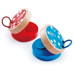 Hape кастаньеты E0610 красный/синий
