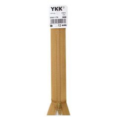 YKK Молния 0561179/12, 12 см, желто-коричневый/желто-коричневый