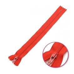 YKK Молния 0561179/12, 12 см, темно-красный/темно-красный