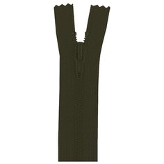 YKK Молния 0561179/30, 30 см, темный хаки/темный хаки