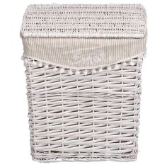 Natural House Корзина бельевая Колокольчик 55х47х35 см белый
