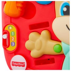 Интерактивная развивающая игрушка Fisher-Price Смейся и учись. Медицинский осмотр Ученого Щенка (FTC79) красный