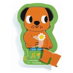 Рамка-вкладыш DJECO Чарли и друзья (1487), 6 дет.