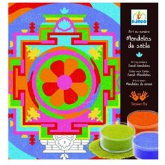 DJECO Набор для рисования песком Тибетские мандалы (08634)