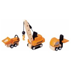 Набор техники PlanToys 6087 оранжевый