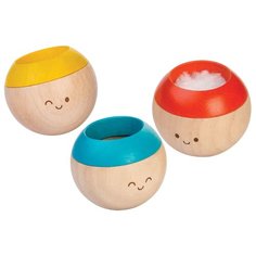 Неваляшка PlanToys Набор Сенсорные (5242) 5.4 см бежевый