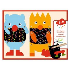 DJECO Набор для творчества Скретч-картинка Маленькие мон (09090)