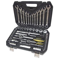 Набор инструментов Эврика (82 предм.) ER-80082 черный/серебристый