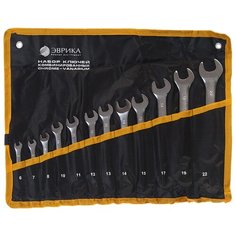 Набор гаечных ключей Эврика (12 предм.) ER-10120 серебристый