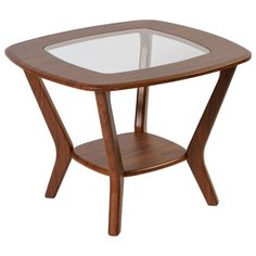 Столик журнальный Калифорния мебель Мельбурн, ДхШ: 65 х 65 см, орех