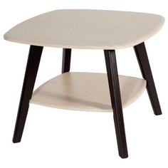 Столик журнальный Калифорния мебель Хадсон, ДхШ: 65 х 65 см, венге/дуб