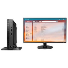 Настольный компьютер HP 260 G3 DM Bundle (5FY74ES) Tiny-Desktop/Intel Core i3-7130U/4 ГБ/256 ГБ SSD/Intel HD Graphics 620/Windows 10 Pro/монитор 23.8 дюйм. черный