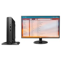Настольный компьютер HP 260 G3 DM Bundle (5FY73ES) Tiny-Desktop/Intel Core i3-7130U/4 ГБ/500 ГБ HDD/Intel HD Graphics 620/DOS/монитор 23.8 дюйм. черный