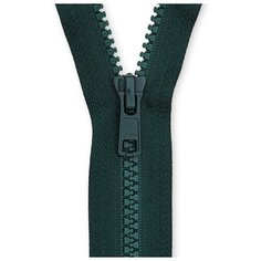 YKK Молния 4335956/70, 70 см, темно-зеленый/темно-зеленый