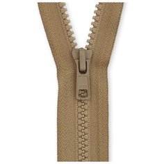 YKK Молния 4335956/70, 70 см, бежево-коричневый/бежево-коричневый