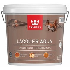 Лак Tikkurila Lacquer Aqua матовый полиакриловый бесцветный 2.7 л