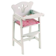 KidKraft Стульчик для кормления (61101) белый/розовый