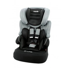 Автокресло группа 1/2/3 (9-36 кг) Nania Beline SP LX, grey