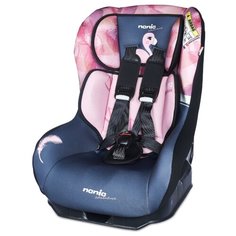 Автокресло группа 0/1 (до 18 кг) Nania Driver Animals (2020), flamingo