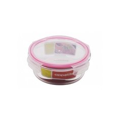 Appetite Контейнер круглый 0,62л розовый