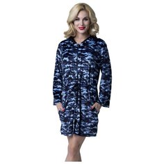 Халат Lelio размер S синий милитари