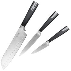 Набор Rondell Leistung 3 ножа черный