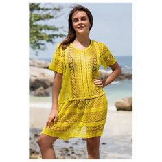 Пляжная туника MIA-AMORE Jamaica 6644 размер L желтый