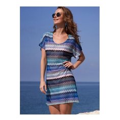 Пляжная туника MIA-AMORE размер XS голубой