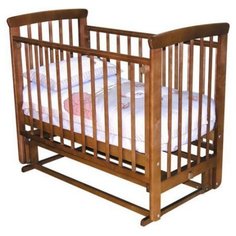 Кроватка Красная Звезда Марина С702 (классическая), поперечный маятник шоколад
