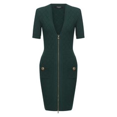 Платье из вискозы Balmain