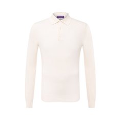 Поло из шелка и хлопка Ralph Lauren