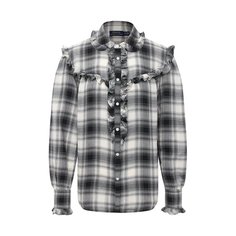 Рубашка из хлопка и вискозы Polo Ralph Lauren