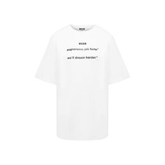 Хлопковая футболка MSGM