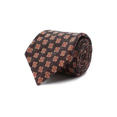 Галстук из шерсти и шелка Kiton