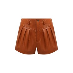 Кожаные шорты Saint Laurent