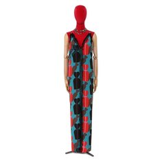 Платье с принтом Lanvin