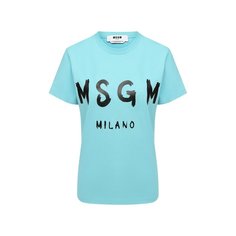 Хлопковая футболка MSGM