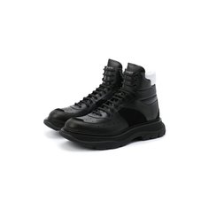 Кожаные кроссовки Alexander McQueen